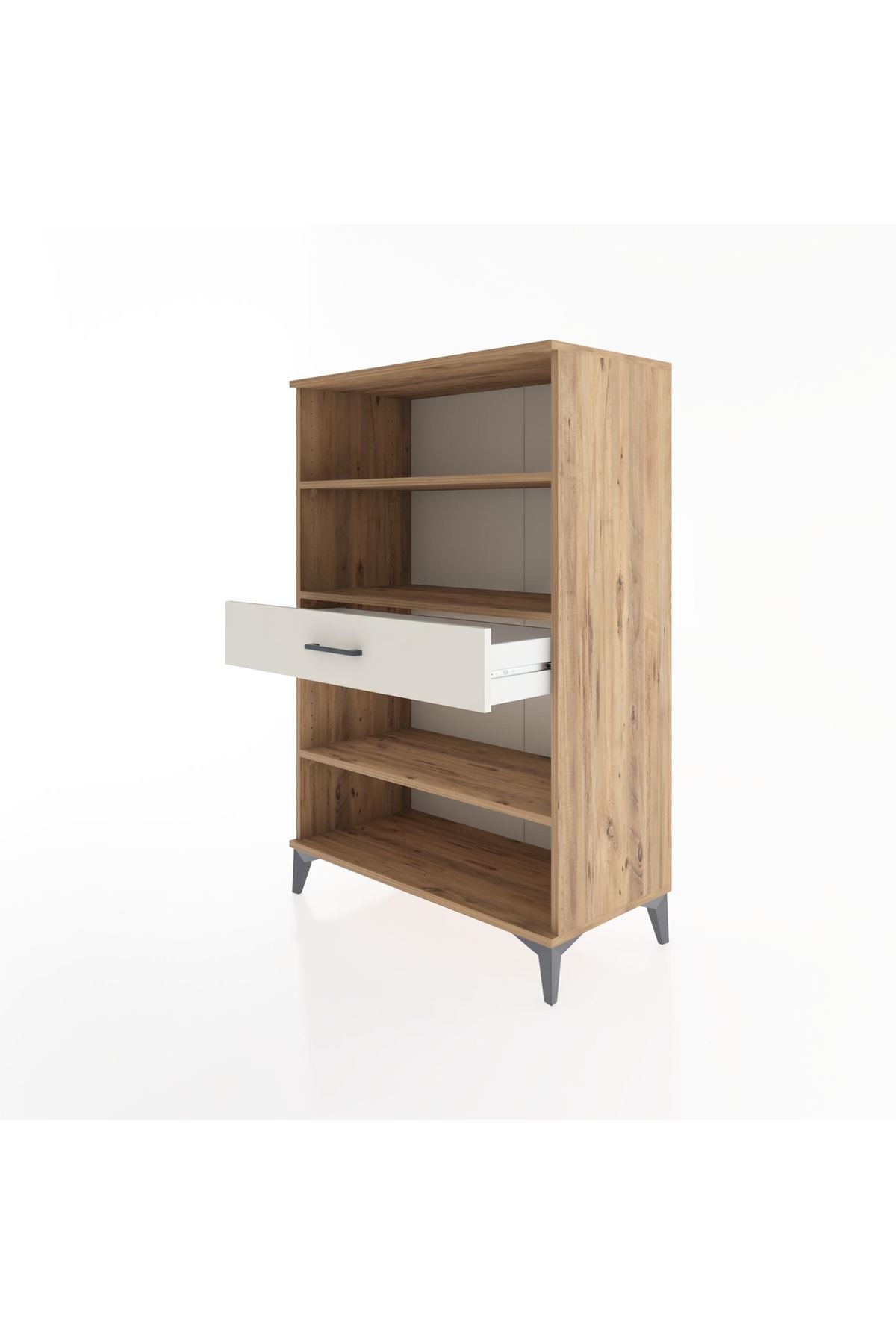 Hyperion Dolap 3 Raflı Tek Çekmeceli 88x44x134 - S51M054V7B