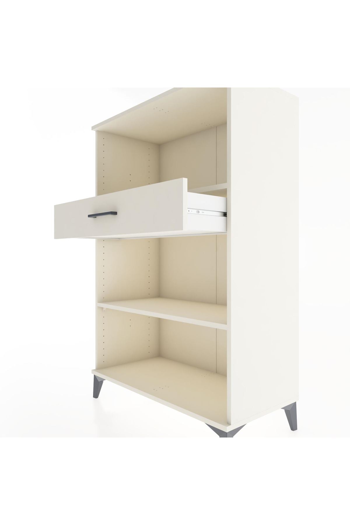 Hyperion Dolap 2 Raflı Tek Çekmeceli 88x44x134 - S51M055V1B