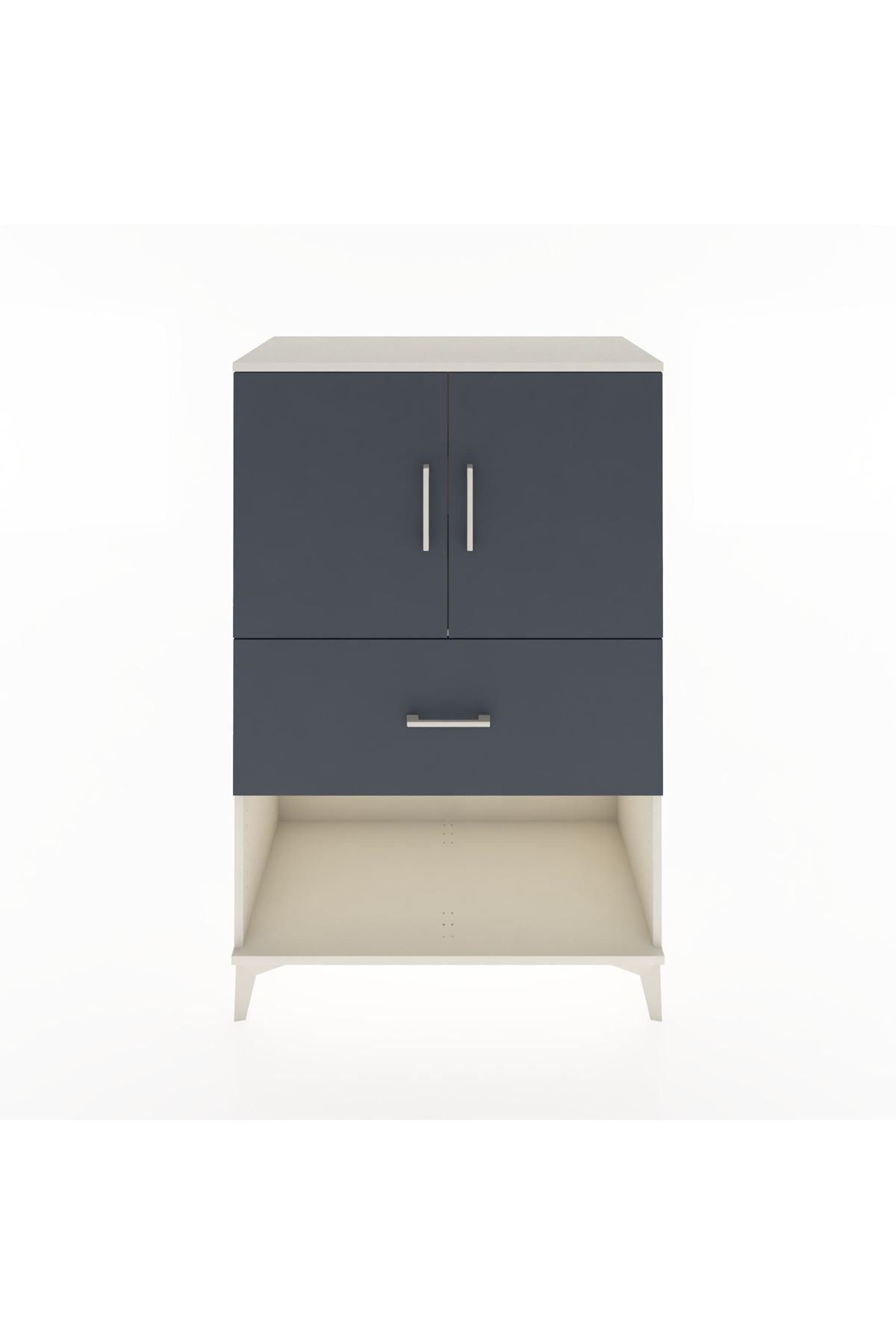 Hyperion Dolap 2 Raflı Tek Çekmeceli 2 Kapaklı 88x44x134 - S51M018V2B