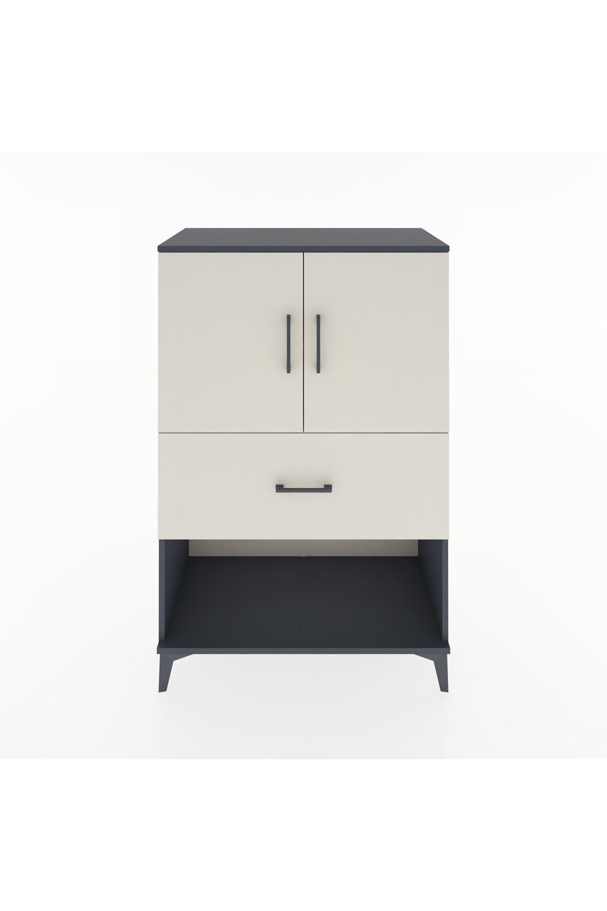 Hyperion Dolap 2 Raflı Tek Çekmeceli 2 Kapaklı 88x44x134 - S51M018V4B