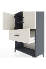 Hyperion Dolap 2 Raflı Tek Çekmeceli 2 Kapaklı 88x44x134 - S51M018V4B