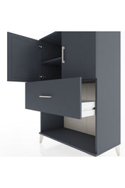 Hyperion Dolap 2 Raflı Tek Çekmeceli 2 Kapaklı 88x44x134 - S51M018V5B