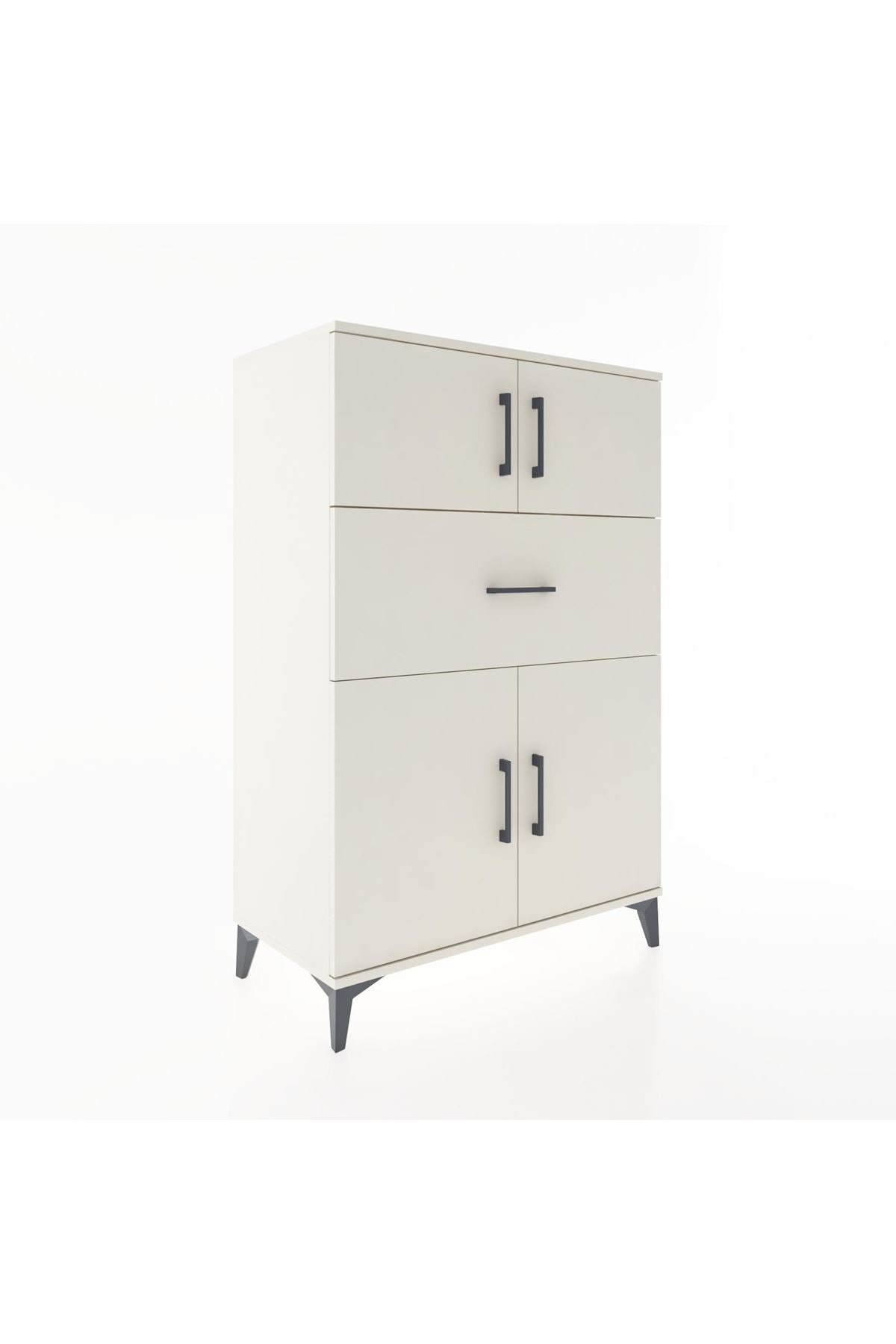Hyperion Dolap 2 Raflı Tek Çekmeceli 4 Kapaklı 88x44x134 - S51M020V1B