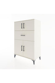 Hyperion Dolap 2 Raflı Tek Çekmeceli 4 Kapaklı 88x44x134 - S51M020V1B