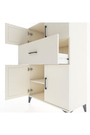 Hyperion Dolap 2 Raflı Tek Çekmeceli 4 Kapaklı 88x44x134 - S51M020V1B
