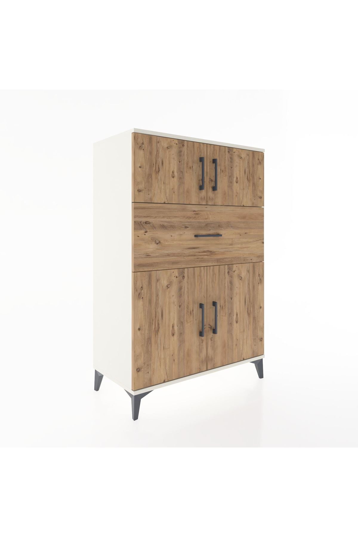 Hyperion Dolap 2 Raflı Tek Çekmeceli 4 Kapaklı 88x44x134 - S51M020V3B