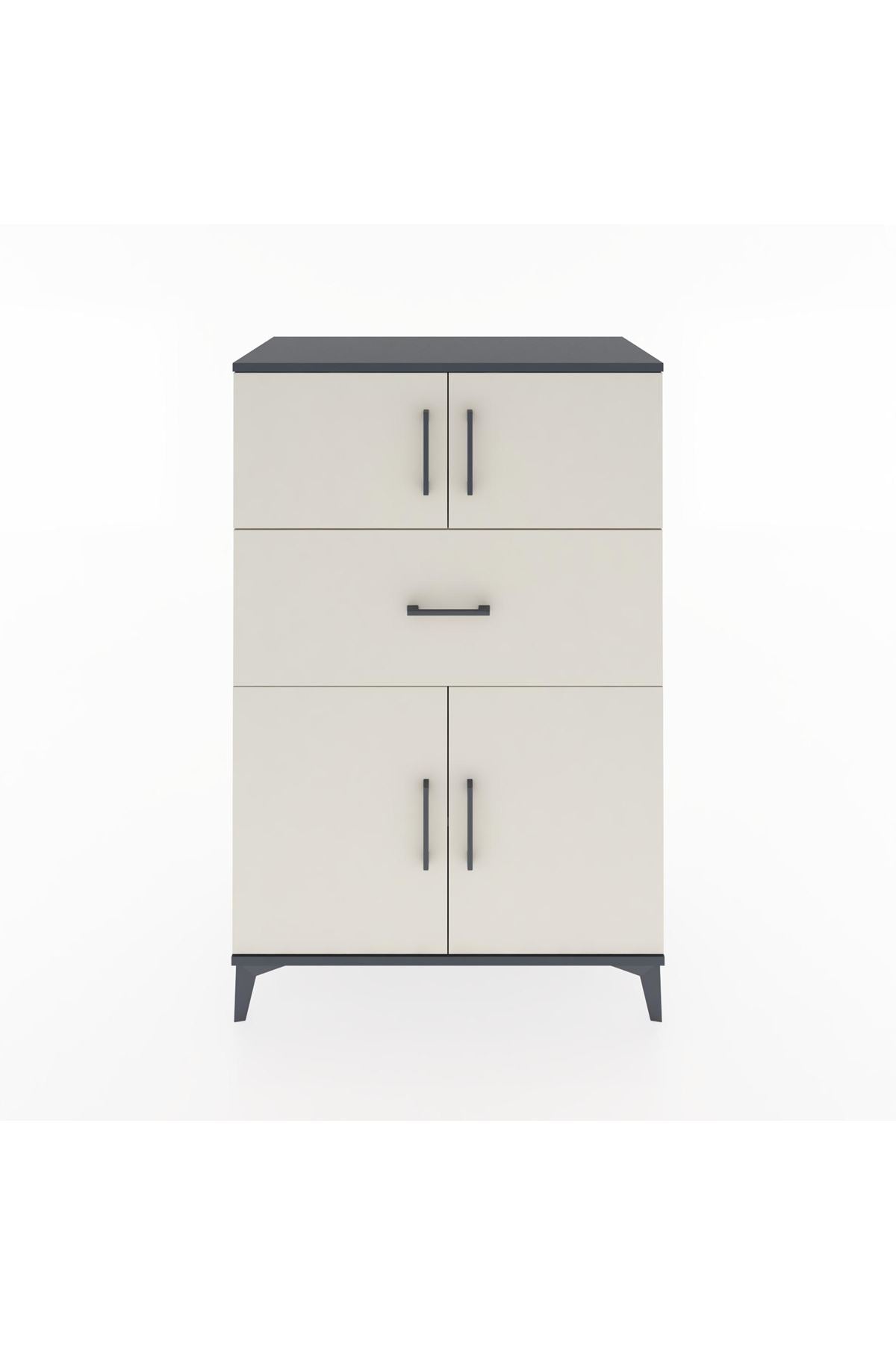 Hyperion Dolap 2 Raflı Tek Çekmeceli 4 Kapaklı 88x44x134 - S51M020V4B