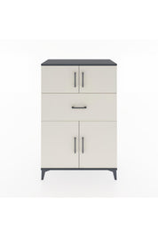 Hyperion Dolap 2 Raflı Tek Çekmeceli 4 Kapaklı 88x44x134 - S51M020V4B