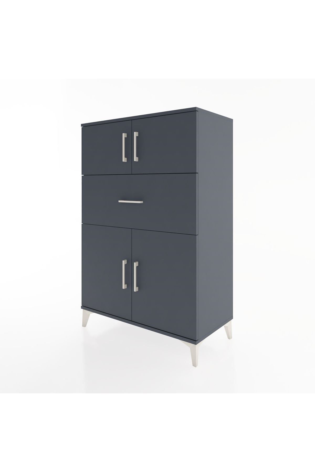 Hyperion Dolap 2 Raflı Tek Çekmeceli 4 Kapaklı 88x44x134 - S51M020V5B