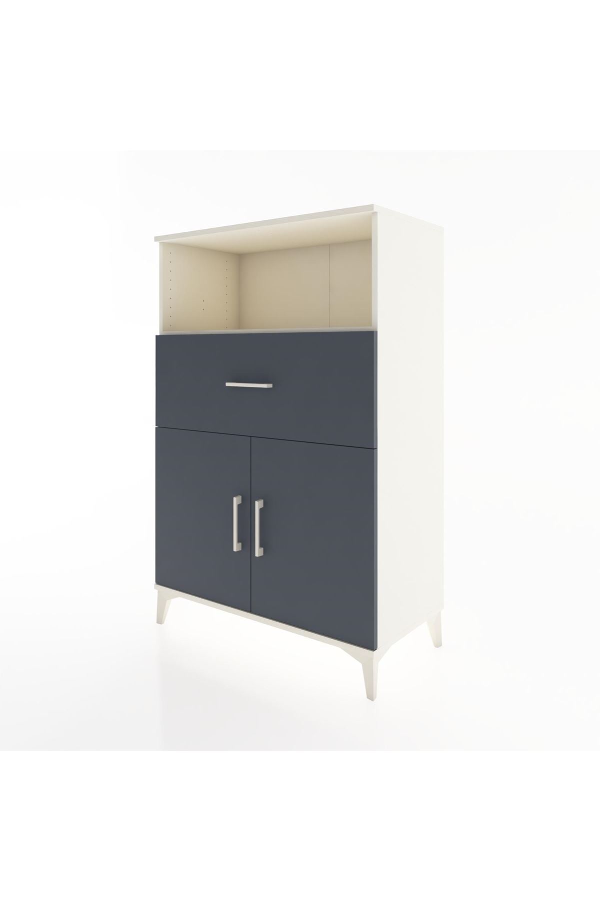 Hyperion Dolap 2 Raflı Tek Çekmeceli 2 Kapaklı 88x44x134 - S51M021V2B