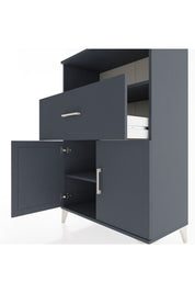 Hyperion Dolap 2 Raflı Tek Çekmeceli 2 Kapaklı 88x44x134 - S51M021V5B