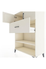 Hyperion Dolap 2 Raflı Tek Çekmeceli 2 Kapaklı 88x44x134 - S51M022V1B