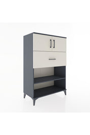 Hyperion Dolap 2 Raflı Tek Çekmeceli 2 Kapaklı 88x44x134 - S51M022V4B