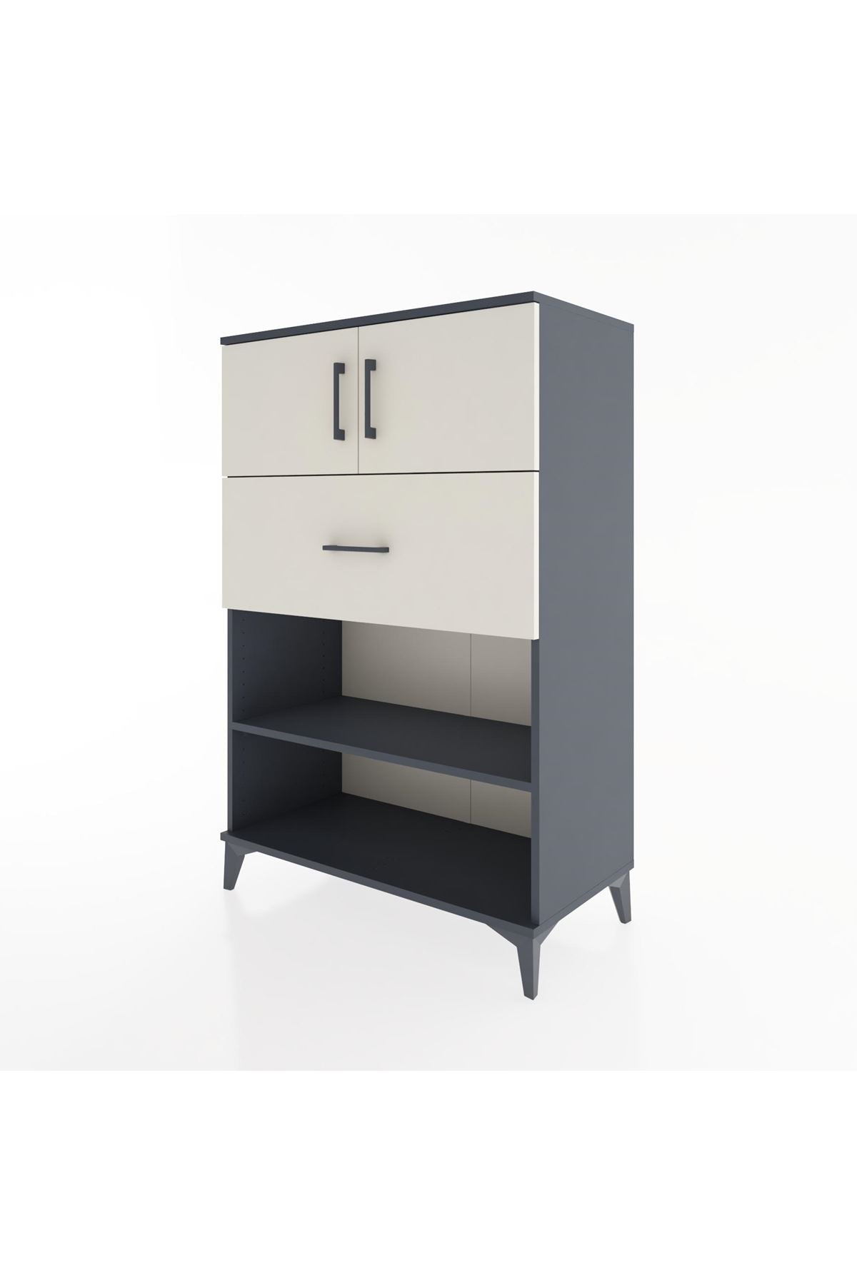 Hyperion Dolap 2 Raflı Tek Çekmeceli 2 Kapaklı 88x44x134 - S51M022V4B