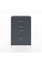 Hyperion Dolap Tek Raflı 3 Çekmeceli 2 Kapaklı 88x44x134 - S51M024V5B