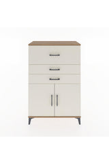 Hyperion Dolap Tek Raflı 3 Çekmeceli 2 Kapaklı 88x44x134