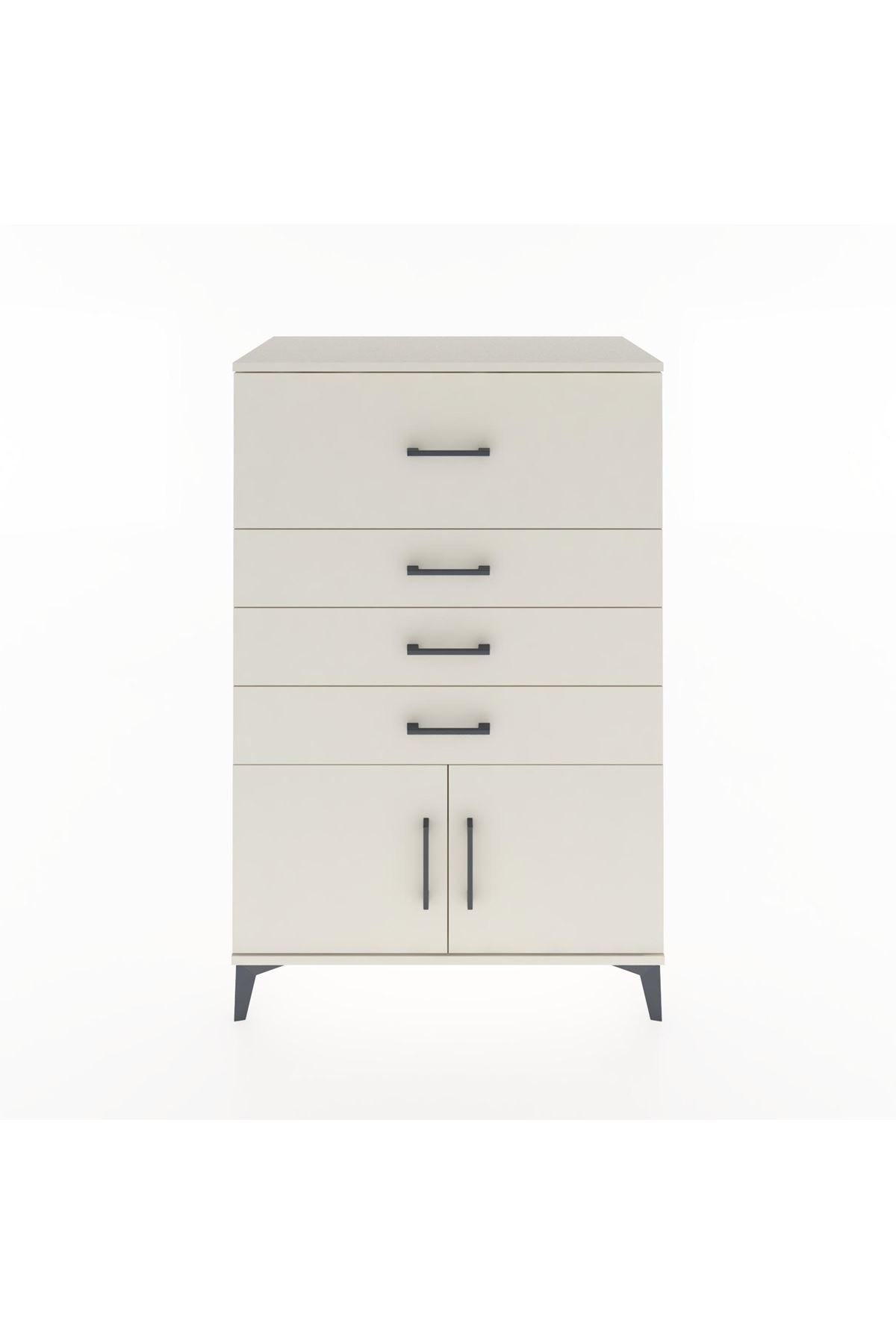 Hyperion Dolap 4 Çekmeceli 2 Kapaklı 88x44x134 - S51M025V1B