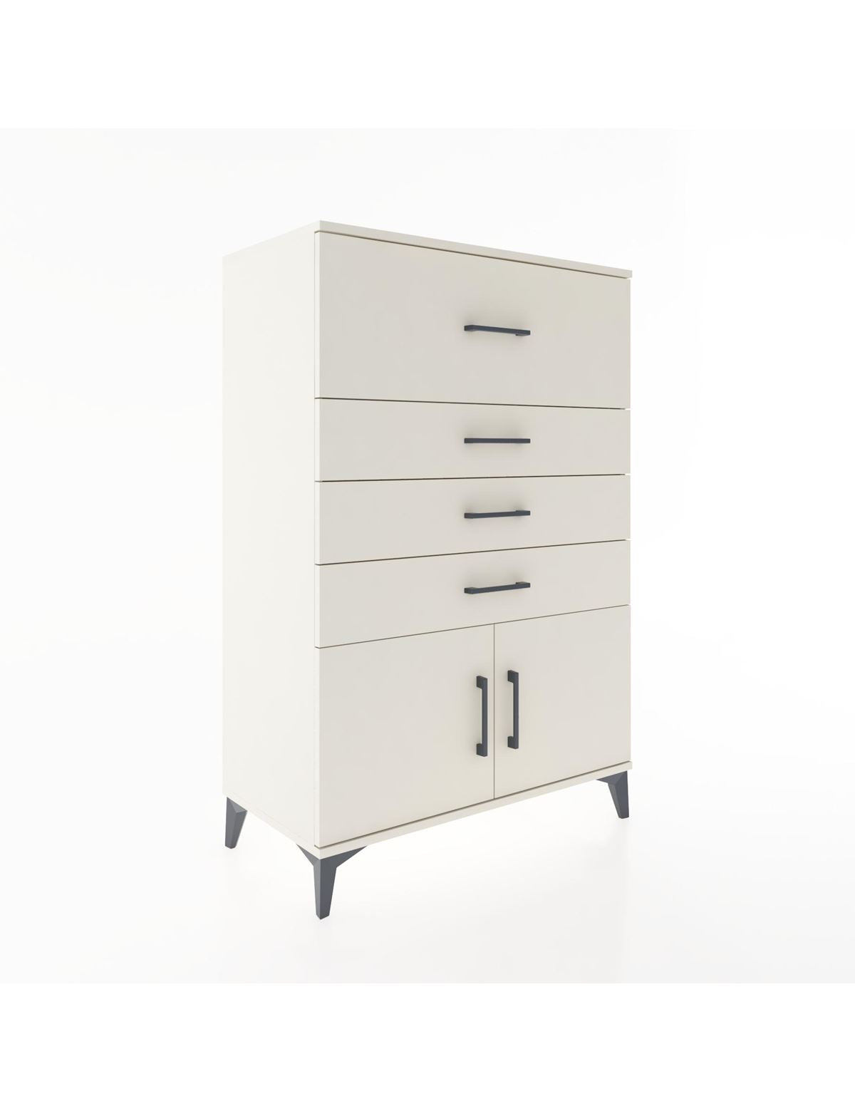 Hyperion Dolap 4 Çekmeceli 2 Kapaklı 88x44x134 - S51M025V1B