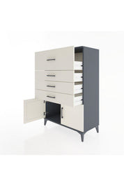 Hyperion Dolap 4 Çekmeceli 2 Kapaklı 88x44x134 - S51M025V4B