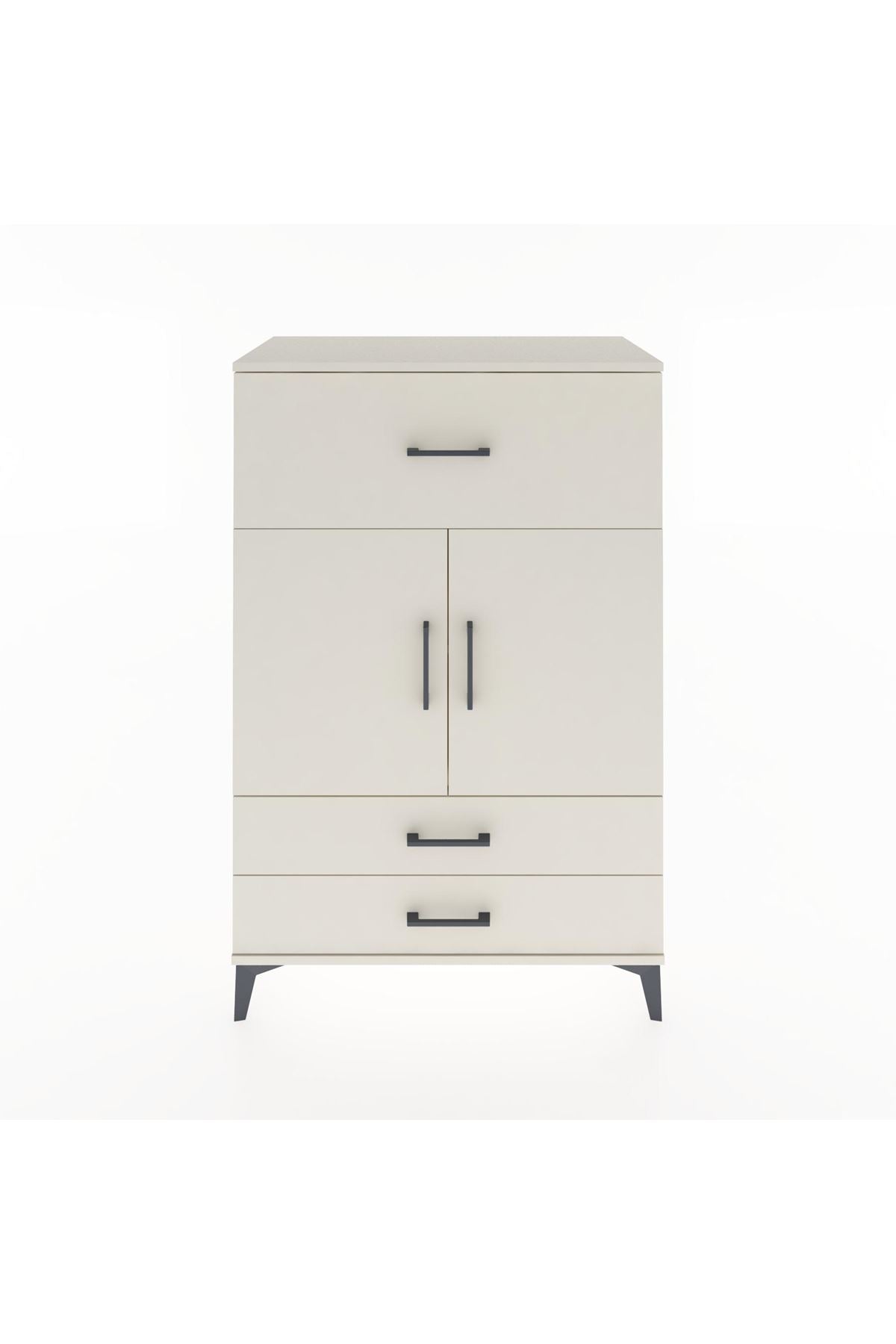 Hyperion Dolap 2 Raflı 3 Çekmeceli 2 Kapaklı 88x44x134 - S51M026V1B