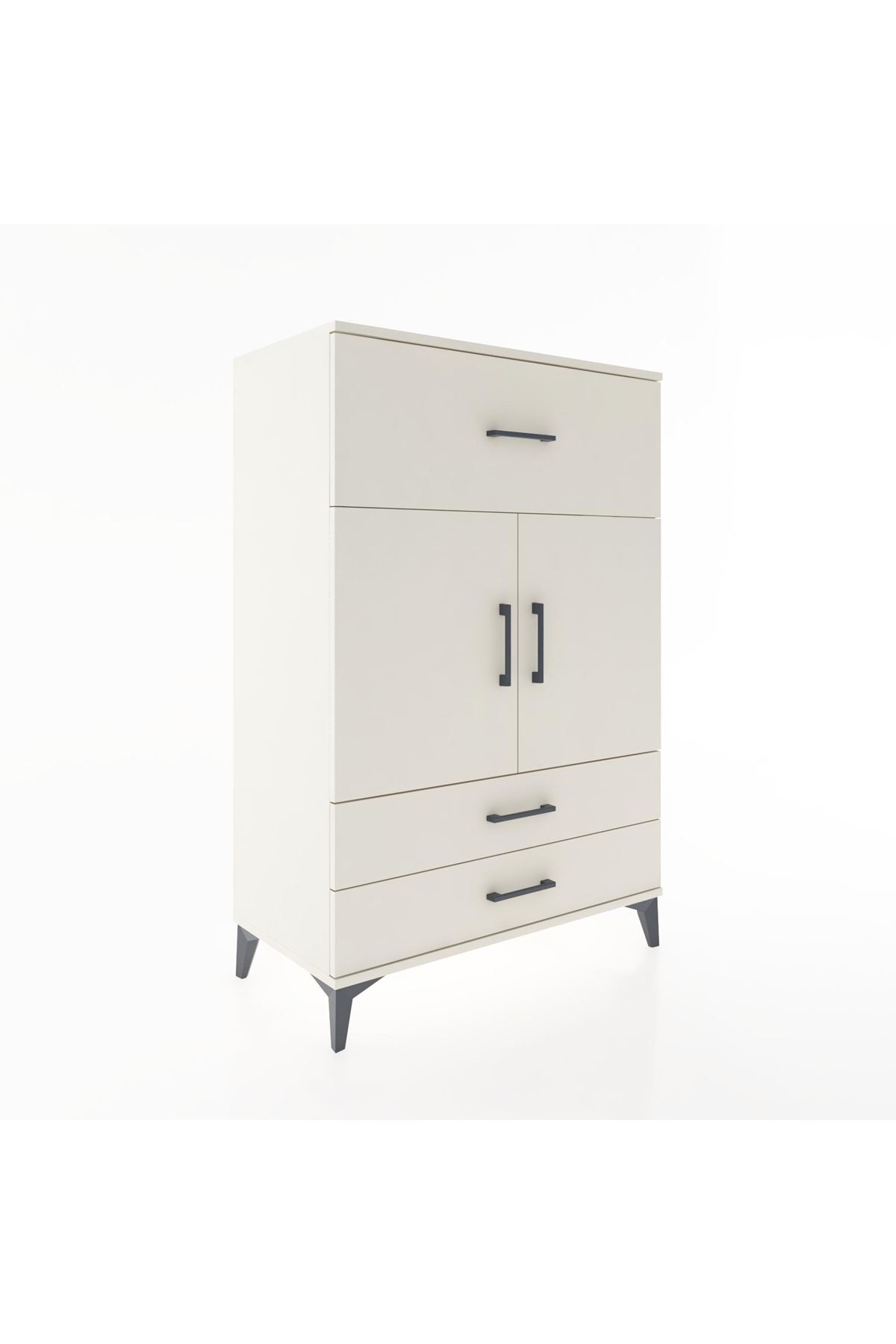Hyperion Dolap 2 Raflı 3 Çekmeceli 2 Kapaklı 88x44x134 - S51M026V1B