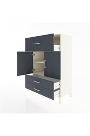 Hyperion Dolap 2 Raflı 3 Çekmeceli 2 Kapaklı 88x44x134 - S51M026V2B