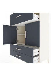 Hyperion Dolap 2 Raflı 3 Çekmeceli 2 Kapaklı 88x44x134 - S51M026V2B