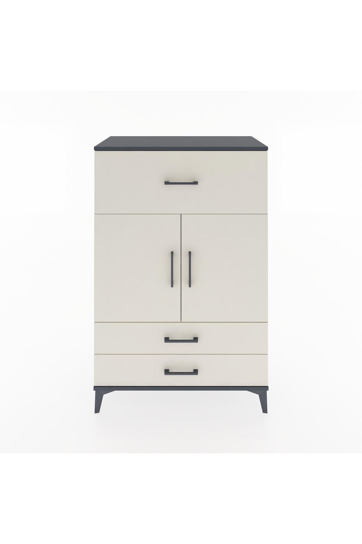 Hyperion Dolap 2 Raflı 3 Çekmeceli 2 Kapaklı 88x44x134 - S51M026V4B