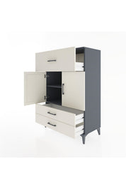 Hyperion Dolap 2 Raflı 3 Çekmeceli 2 Kapaklı 88x44x134 - S51M026V4B
