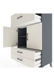 Hyperion Dolap 2 Raflı 3 Çekmeceli 2 Kapaklı 88x44x134 - S51M026V4B