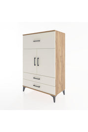 Hyperion Dolap 2 Raflı 3 Çekmeceli 2 Kapaklı 88x44x134 - S51M026V7B