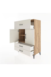 Hyperion Dolap 2 Raflı 3 Çekmeceli 2 Kapaklı 88x44x134 - S51M026V7B