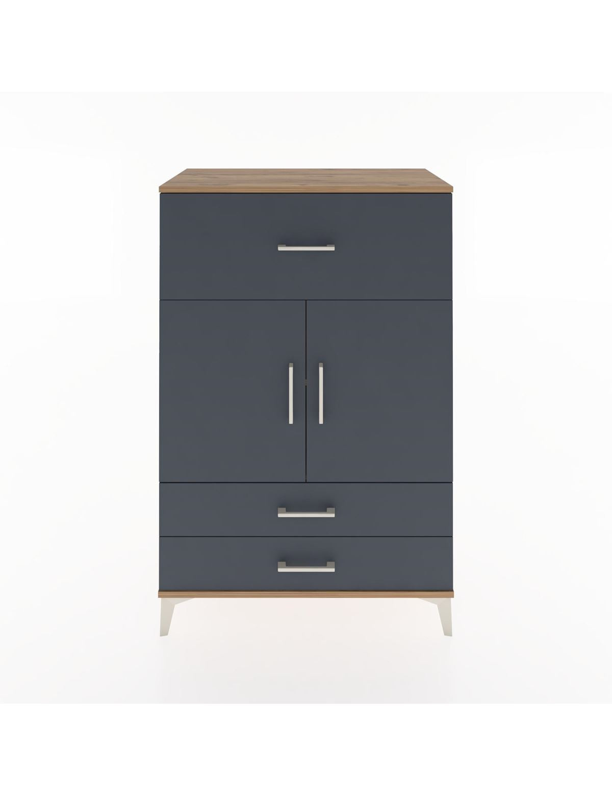 Hyperion Dolap 2 Raflı 3 Çekmeceli 2 Kapaklı 88x44x134 - S51M026V8B