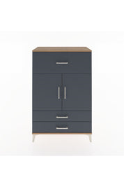 Hyperion Dolap 2 Raflı 3 Çekmeceli 2 Kapaklı 88x44x134 - S51M026V8B
