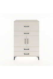 Hyperion Dolap Tek Raflı 4 Çekmeceli 2 Kapaklı 88x44x134 - S51M027V1B