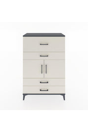 Hyperion Dolap Tek Raflı 4 Çekmeceli 2 Kapaklı 88x44x134 - S51M027V4B