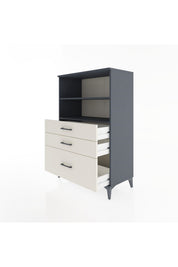 Hyperion Dolap 2 Raflı 3 Çekmeceli 88x44x134 - S51M028V4B