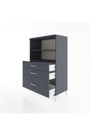 Hyperion Dolap 2 Raflı 3 Çekmeceli 88x44x134 - S51M028V5B