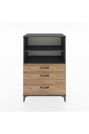 Hyperion Dolap 2 Raflı 3 Çekmeceli 88x44x134 - S51M028V6B