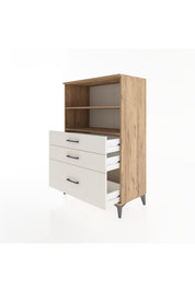 Hyperion Dolap 2 Raflı 3 Çekmeceli 88x44x134 - S51M028V7B