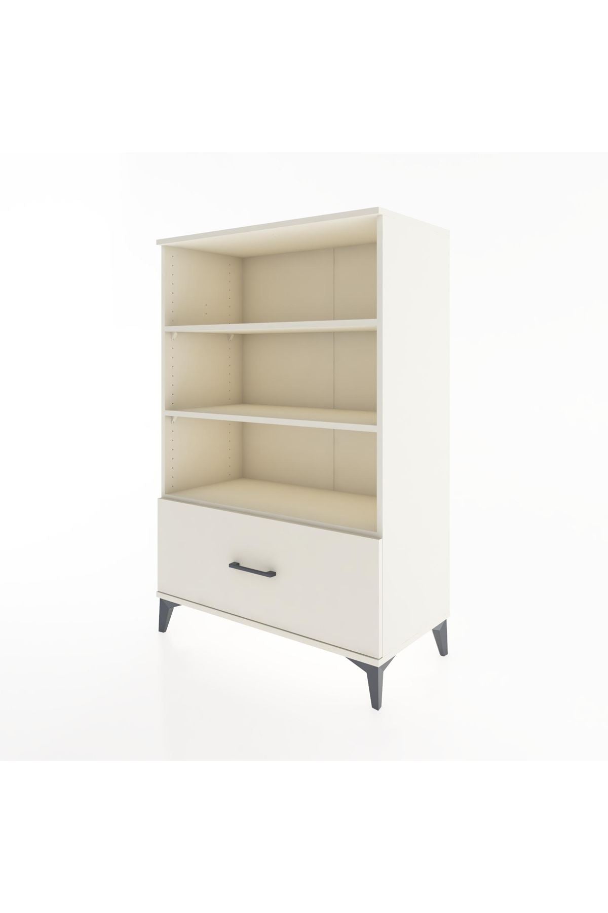 Hyperion Dolap 3 Raflı Tek Çekmeceli 88x44x134 - S51M029V1B