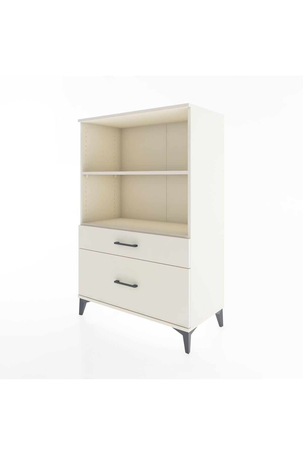 Hyperion Dolap 2 Raflı 2 Çekmeceli 88x44x134 - S51M030V1B