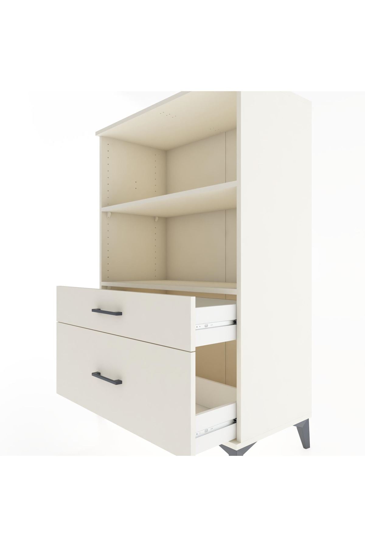 Hyperion Dolap 2 Raflı 2 Çekmeceli 88x44x134 - S51M030V1B