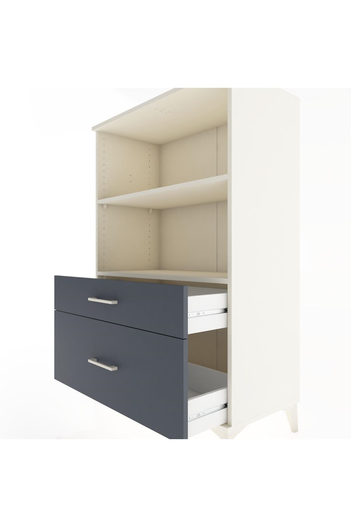 Hyperion Dolap 2 Raflı 2 Çekmeceli 88x44x134 - S51M030V2B