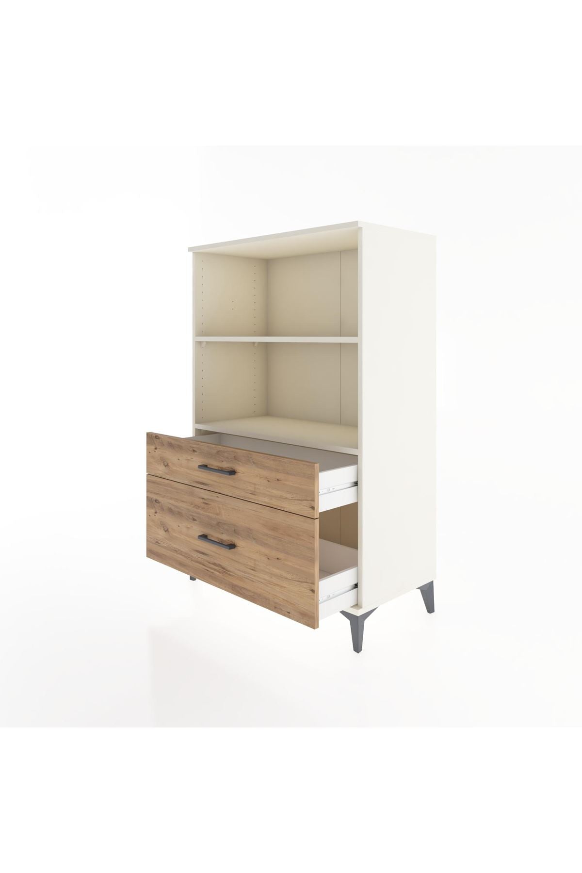 Hyperion Dolap 2 Raflı 2 Çekmeceli 88x44x134 - S51M030V3B