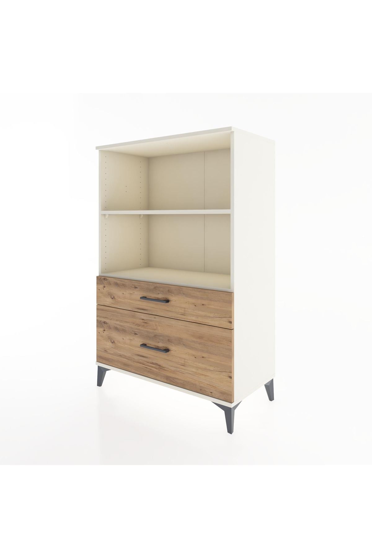 Hyperion Dolap 2 Raflı 2 Çekmeceli 88x44x134 - S51M030V3B
