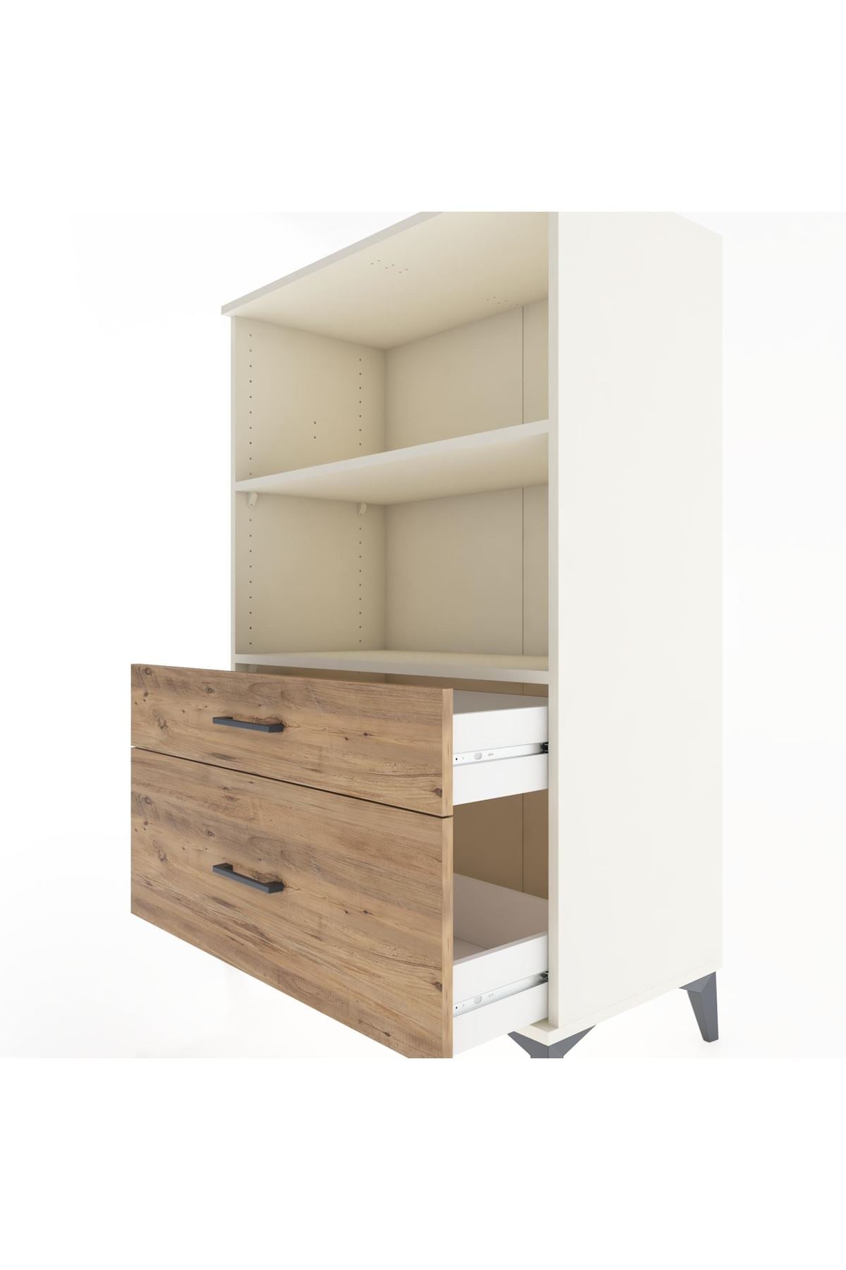 Hyperion Dolap 2 Raflı 2 Çekmeceli 88x44x134 - S51M030V3B