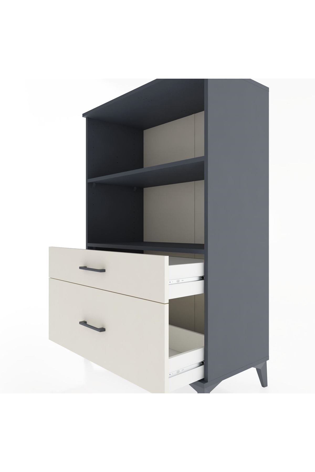 Hyperion Dolap 2 Raflı 2 Çekmeceli 88x44x134 - S51M030V4B
