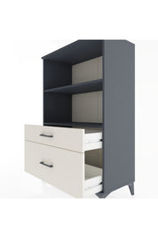 Hyperion Dolap 2 Raflı 2 Çekmeceli 88x44x134 - S51M030V4B