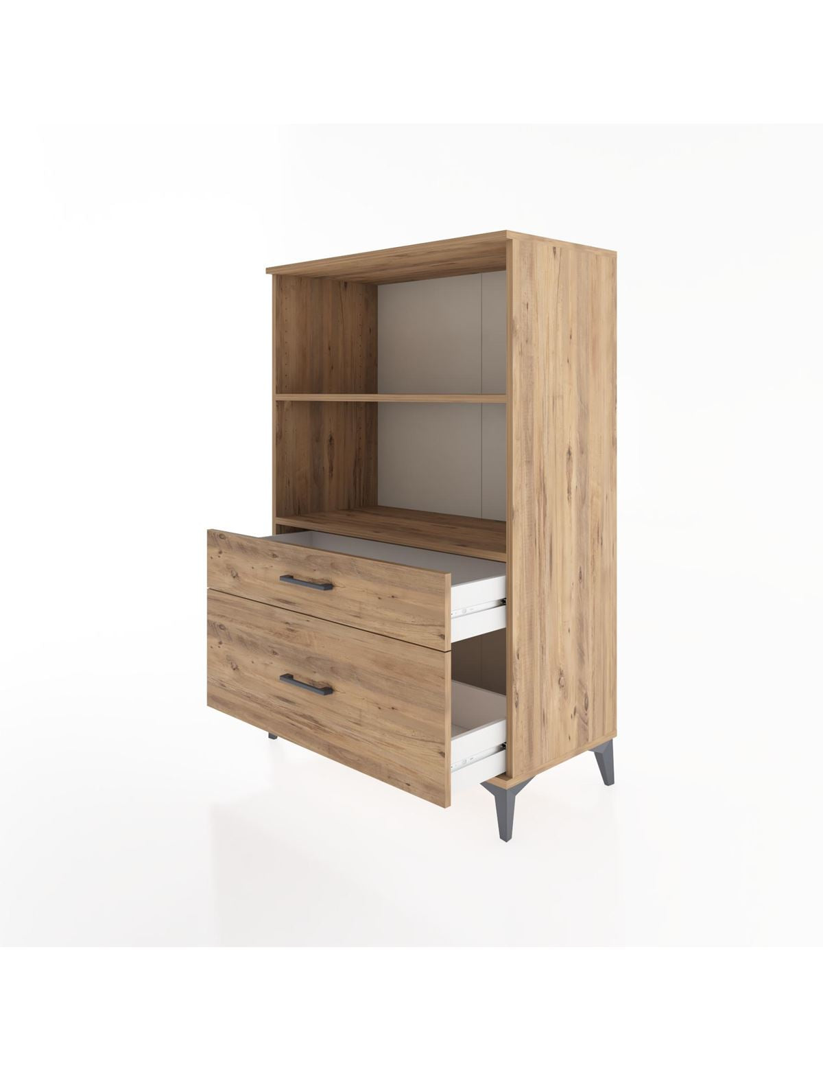 Hyperion Dolap 2 Raflı 2 Çekmeceli 88x44x134 - S51M030V9B